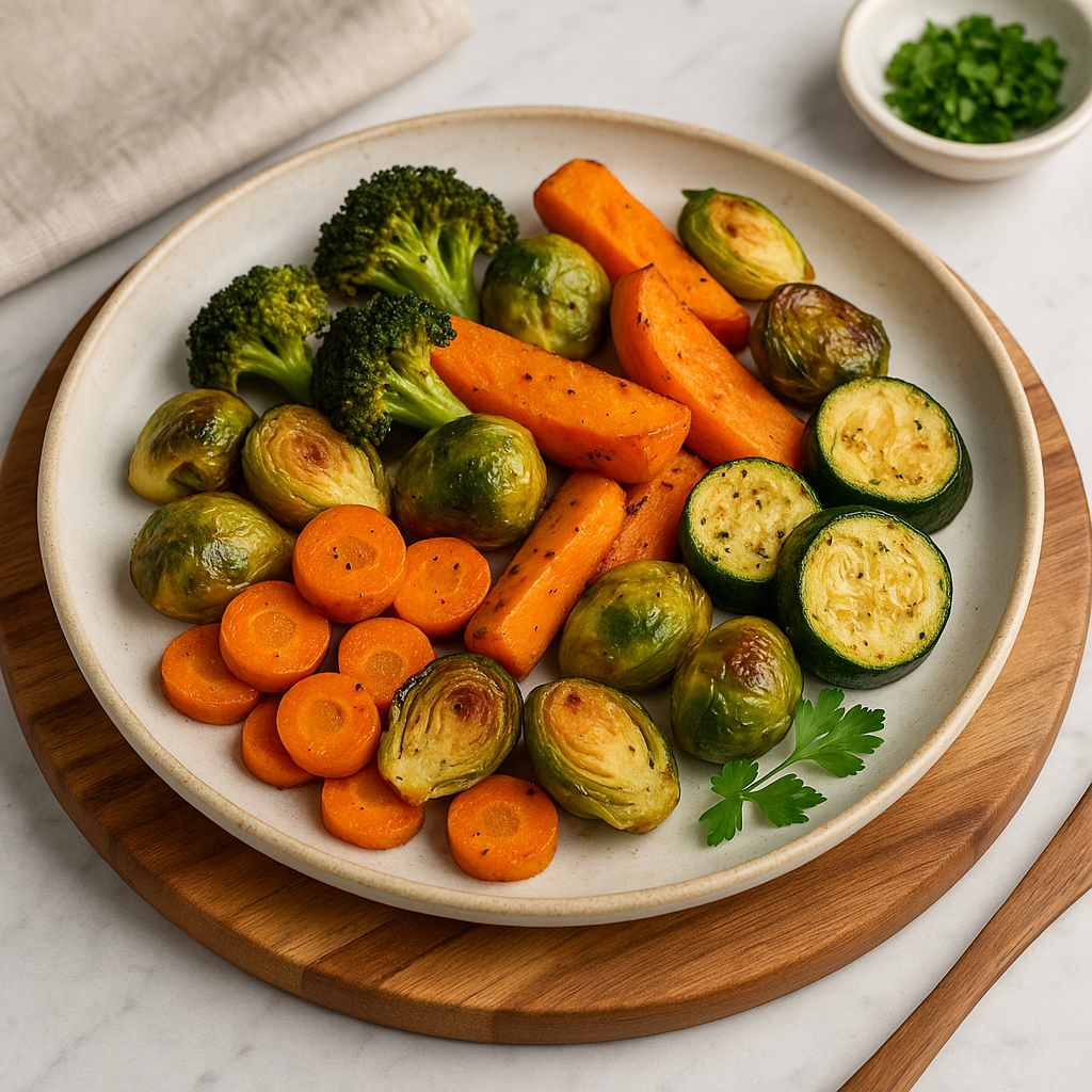 Grillede grøntsager i airfryer